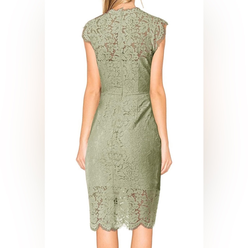 NWT; Sage lace dress - Picture 3 of 4